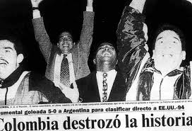 Video completo correspondiente al juego de la fecha 6 del grupo a de las eliminatorias de conmebol para el mundial usa 94, narración de marcelo araujo y enri. Colombia Vs Argentina Las Portadas Despues Del 5 0 Rcn Radio