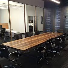 Conference Table Large Wood Table Made With Thick 2 5 Etsy Wood Conference Table Conference Table Interior