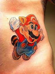 13 incredible tattoos inspired by comic books and video games mario bros super mario bros tattoo