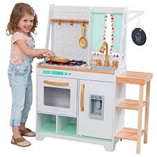 Housekeeping toys from kohl's offer playtime fun that's immersive and exciting! Kidkraft Kensington Market Wooden Kids Kitchen Playset With Lights Sounds Kitchen Toys For Boys Girls Toddlers Ages 3 Walmart Com Walmart Com