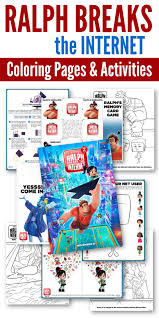 Ralph y su compañera vanellope tendrán que jugárselo todo viajando por las redes en busca de una pieza de repuesto que salve sugar rush, el videojuego de vanellope. Printable Ralph Breaks The Internet Activities