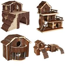 Trixie Natural Living Cage Accessories Wooden House Rabbits Ferrets Hamster Hamster Toys Cool Hamster Cages Hamster Diy