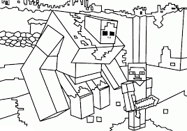 Free coloring by number ranges. Minecraft Mutant Zombie Coloring Page Free Printable Coloring Pages For Kids