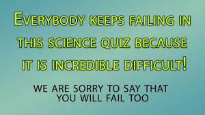 Think you know a lot about halloween? Hard Science Quiz 10 Difficult Questions Youtube