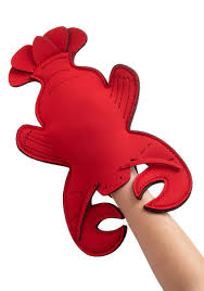 reason 10983 to cook at home an awesome lobster oven mitt kitsch bake cook oven mitts retro vintage vintage kitchen