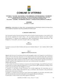 COMUNE DI VITERBO - professione Architetto