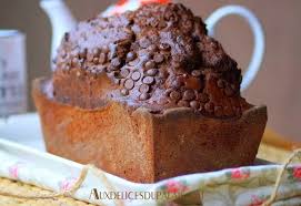 Cake Banane Chocolat Bien Gonfle Et Moelleux Cake Banane Chocolat Banane Chocolat Moelleux Au Chocolat Facile