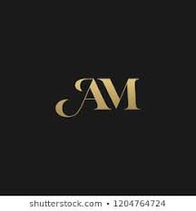 Am, the a minor chord symbol. Minimal Elegant Am Black And Gold Color Initial Based Letter Icon Logo Initials Logo Design Lettering Design Branding Design Logo
