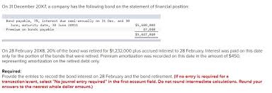 Buy premium bonds for yourself or a child under 16: Answered On 31 December 20x7 A Company Has The Bartleby