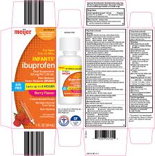Meijer Distribution Inc Infants Ibuprofen Drug Facts