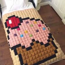 Kapkek Bebek Battaniyesi Yapilisi Goruntuler Ile Tigla Islenmis Kareler Battaniye Boho Dekoru