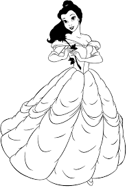 20 disney prinsessen kleurplaten topkleurplaatnl. Kleurplaat Belle En Het Beest 0023 Gif 567 838 Het Beest Belle En Het Beest Kleurplaten