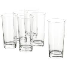 Godis Glass Clear Glass Height 6 Package Quantity 6 Pack Ikea In 2020 Glass Glass Cup Set Ikea Glasses