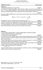 Ultimul examen din cadrul bacalaureatului a fost susţinut astăzi, iar luni, până la ora 12:00, se vor afişa rezultatatele. Bac 2020 Modele De Subiecte Pentru Chimie Èi FizicÄ DescarcÄ Modelele De Teste Pentru Bacalaureat Edupedu Ro