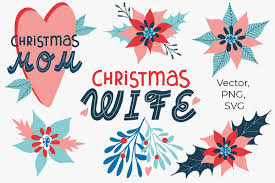Download Christmas Clipart Set Eps Png Svg Graphic By Reddotshouse Creative Fabrica PSD Mockup Templates