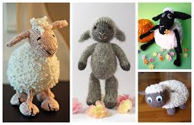 Free, online animal knitting patterns. Knit Toy Lamb Free Knitting Patterns For Kids Amigurumi