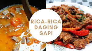 Aroma lada hitam yang pedas dan rasanya yang hangat membuat perut keroncongan dan lidah bergoyang. Rica Rica Daging Sapi Resep Cara Membuat Youtube