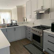 Grey kitchen cabinets with black hardware. Grey Cabinets With Black Handles Kitchen Room Design Grey Shaker Kitchen Shaker Kitchen Design