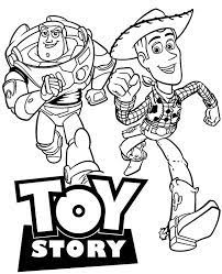 Toy story sheriff woody buzz lightyear jessie colouring pages, toy. Toy Story Coloring Page With Woody And Buzz Topcoloringpages Net