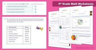 To make learning math more fun for students! 5th Grade Math Skills Practice Games And Worksheets Pdf 5th Grade Math Fun Games And Worksheets