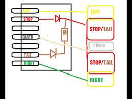 Here's a few typical trailer light wiring schematics. Trailer Light Wiring Hack Getting Stop Tail And Indicators 3 Light From 2 Light Units Youtube