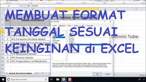 Buat hasil kerja terbaik anda dengan kehebatan alat ini untuk mengerjakan berbagai pekerjaan hampir dari mana saja dan di semua perangkat anda. Membuat Format Tanggal Di Excel Sesuai Keinginan Setting Tanggal Di Excel Tips Trik Excel Youtube