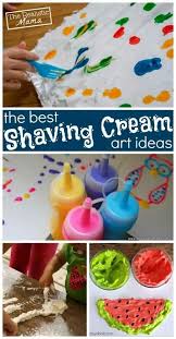 Masa Sensorial Con Espuma De Afeitar Shaving Cream Art Craft Activities For Kids Activities For Kids