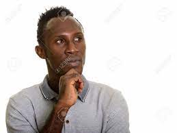 Photos, vectors, illustrations, editorial, footage, music Young Black African Man Thinking Stock Photo Picture And Royalty Free Image Image 101629917
