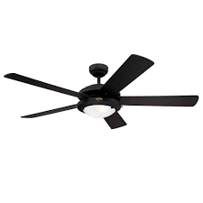 5 blade ceiling fans with lights. Buy Westinghouse Comet 5 Blades Black Ceiling Fan With Light 52 Inch Onli