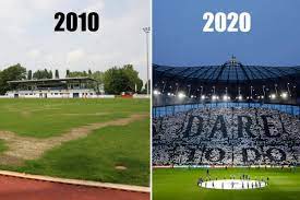 If you don't wish to make the 20 minute walk you can easily reach the stadium by tram. Rb Leipzig Show Off Incredible Rise From Tiny One Stand Stadium With Dodgy Pitch To Playing At Tottenham Ten Years Later The Us Sun