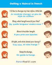 How to get a haircut in french? Facebook
