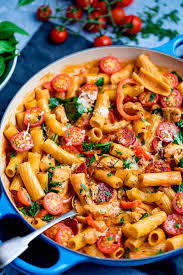 Once it comes to a roll boil, add and cook the pasta until 90% done. Cajun Chicken Pasta One Pot Nicky S Kitchen Sanctuary