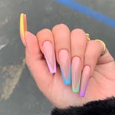 Coffin nails;almond nails;gel nails;prom nails;kylie jenner nails;rose gold nails. Cute Coffin Nails Thefashiontamer Com