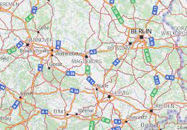 1618x1653 / 1 mb go to map. Michelin Sachsen Anhalt Map Viamichelin