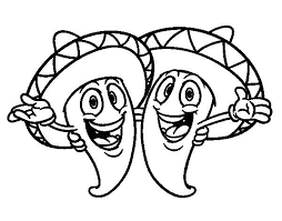 Free Coloring Pages Of Chiles Pimientos Coloring Pages Coloring Books Food Coloring Pages