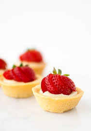 Strawberry Tartlets With Vanilla Pastry Cream Recipe Strawberry Tartlets Tartlets Tart Baking