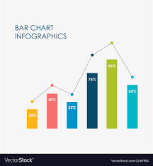 Bar Chart Infographics Elements 3d Flat Design