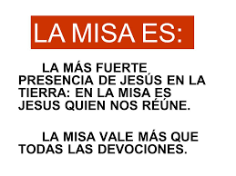 Resultado de imagen de Presencia de  Cristo en la Misa