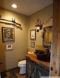 Elegant designs three piece decorative wood bathroom set. Western Bathroom Decor Wild Country Fine Arts