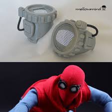 3d Printed Spiderman Homemade Googles From The Spiderman Homecoming Movie Fitted With Replac Spiderman Homecoming Spiderman Homecoming Movie Spiderman Costume