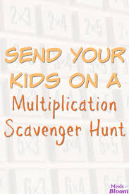 Send Your Kids On A Multiplication Scavenger Hunt Minds In Bloom