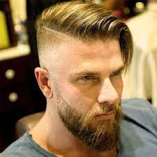 Long Comb Over Undercut Fade Beard Coiffure Homme Coupe Cheveux Homme Coiffeurs Pour Homme