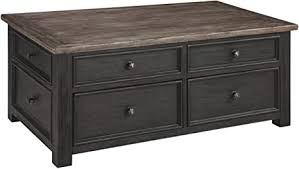 Spend this time at home to refresh your home decor style! Amazon Com Signature Design By Ashley Tyler Creek Lift Top Coffee Table Two Tone Grayish Brown Black Furniture Decor