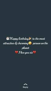 Happy Birthday Paragraph For Sister Copy And Paste Pin On Birthday Gifts Idea