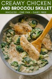 Creamy Chicken And Broccoli Skillet Mad About Food Recipe In 2020 Creamy Chicken Food Paleo Comfort Food