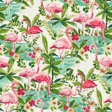 Waverly Floridian Flamingo In Bloom Home Decor Fabric In 2021 Fabric Decor Tropical Drapery Fabric Waverly Fabric