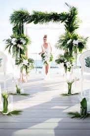 Maybe you would like to learn more about one of these? Modern Tropical Ceremony Palma Dolce Wedluxe Beach Wedding Arch Tropical Wedding Decor Beach Wedding Decorations Reception