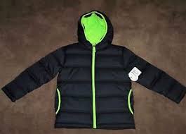 Details About Childrens Parka Coat Jacket Faded Glory Assorted Sizes Nwt Fleece Lined Blk Grn