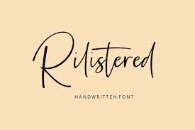 Our handwritten fonts are an opportunity to address personal and loving issues. Rilistered Font