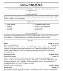 Doctor Resume Medical Doctor Resume